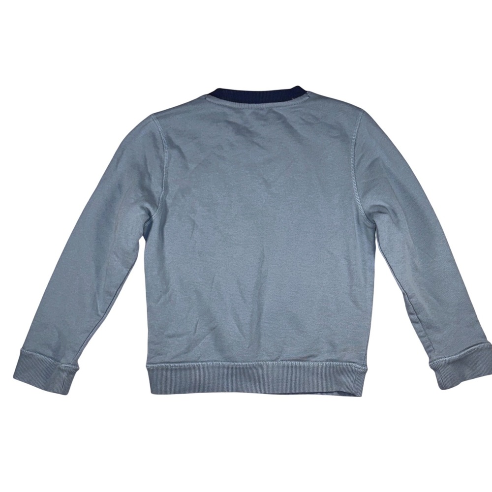 Vineyard Vines Blue Gray Crewneck Single Pocket Pullover Sweater Size 5 - Picture 2 of 4